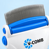 Detalle de los dientes finos del peine V-COMB
